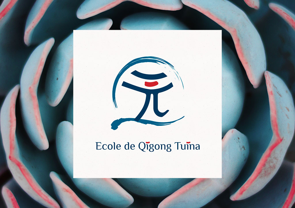 Logo ecole de Qigong Tuina - Julie Landais, création d'identité visuelle et site internet