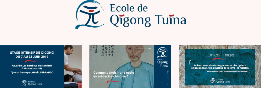 Visuels de réseaux sociaux ecole de qigong tuina - Julie Landais